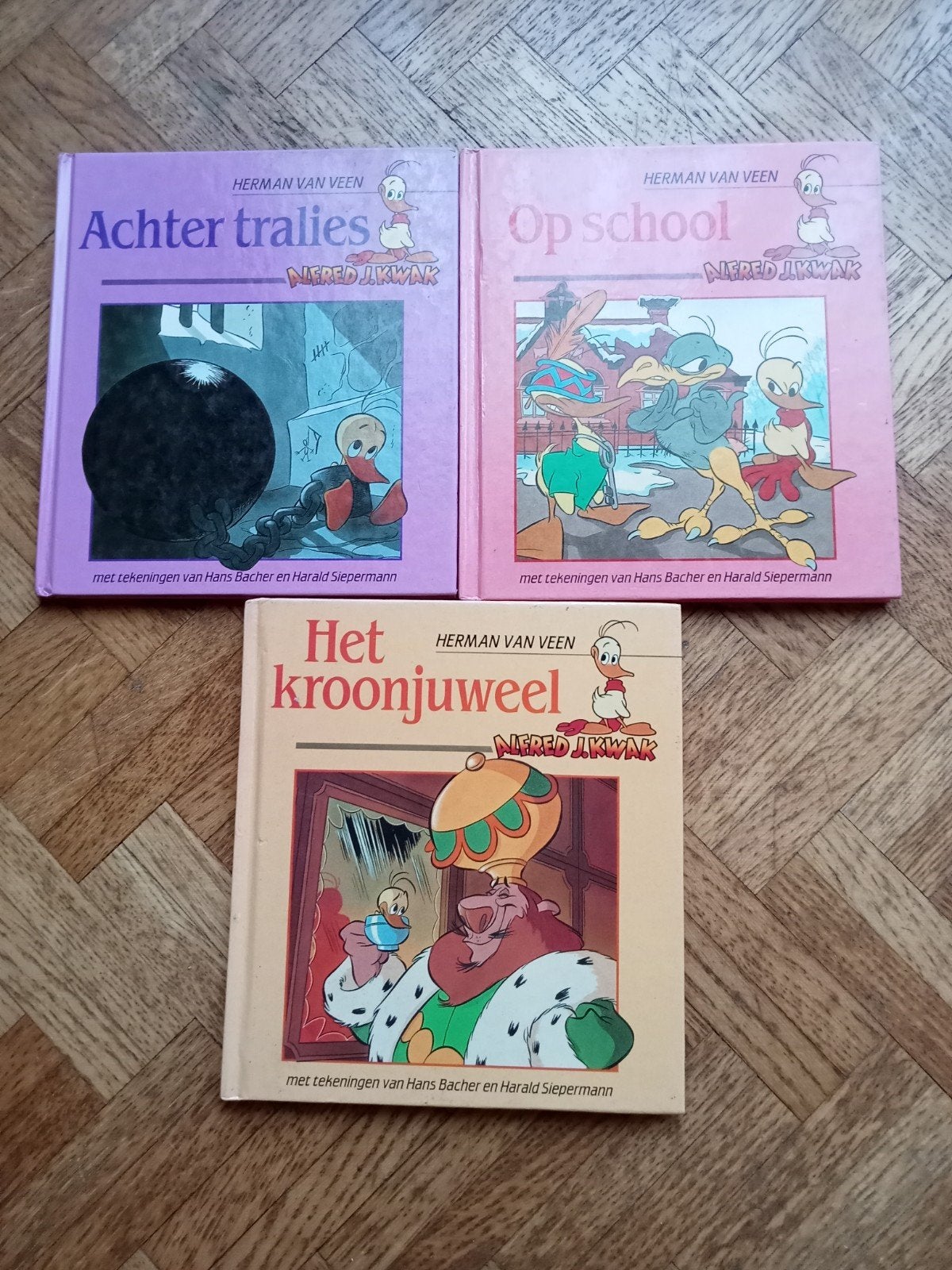 3 kinderboeken over Alfred J. Kwak, Ophalen of Verzenden, Gelezen