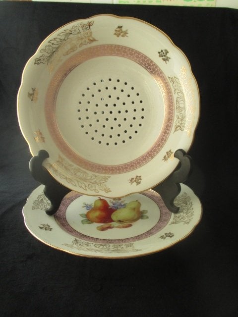 Passoire à fruits vintage en porcelaine - Schumann Bavaria, Enlèvement