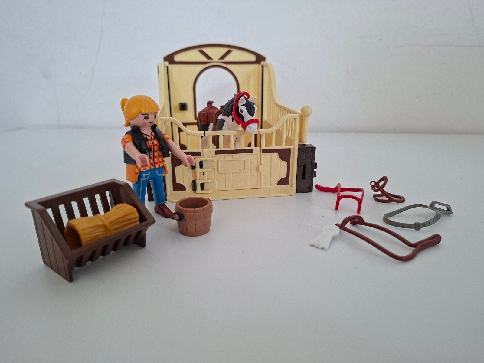 Playmobil Tinker paard met paardenbox, Kinderen en Baby's, Ophalen, Zo goed als nieuw, Country, Figuren