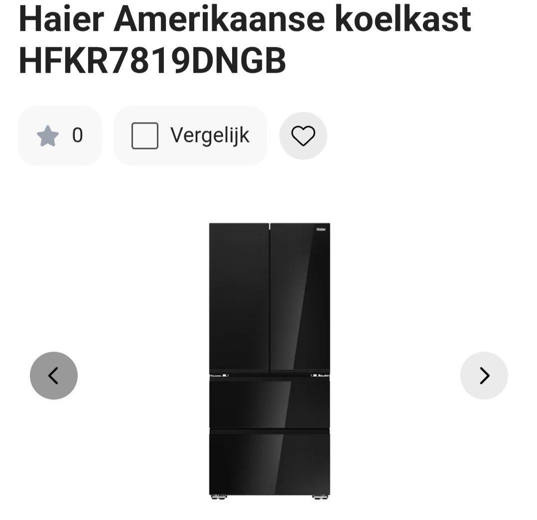 Amerikaanse koelkast, Elektronische apparatuur, Ophalen