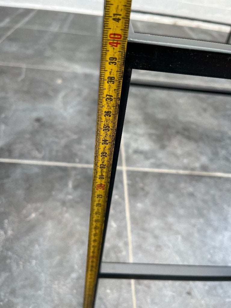 smeedijzer onderstel salontafel, Huis en Inrichting, Ophalen, Gebruikt, 50 tot 100 cm, Industriel