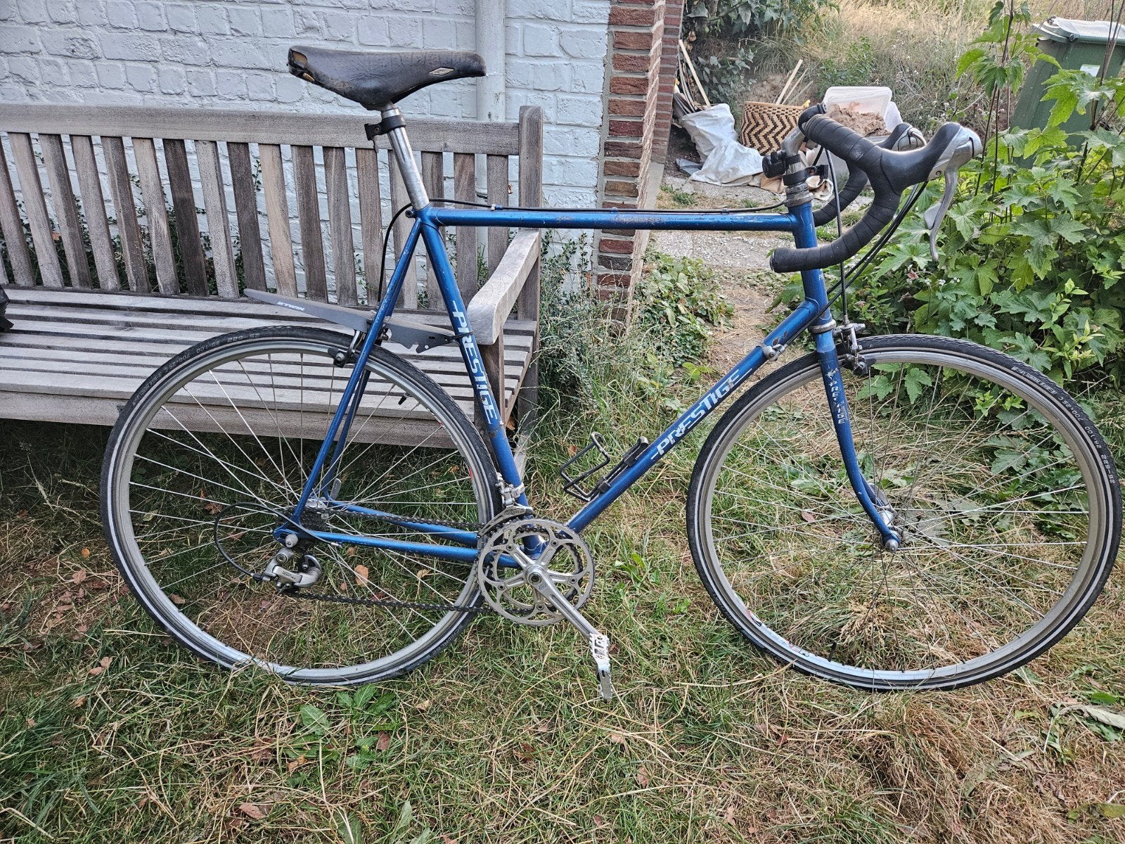 vélo rétro vintage, Vélos & Vélomoteurs, Autres marques, 10 à 15 vitesses, Frein sur jante, Enlèvement
