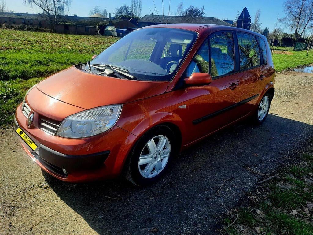 Renault Scénic 1.6-16V Luxe Automaat uitstekend staat, Auto's, Automaat, Monovolume, Overige kleuren, Leder