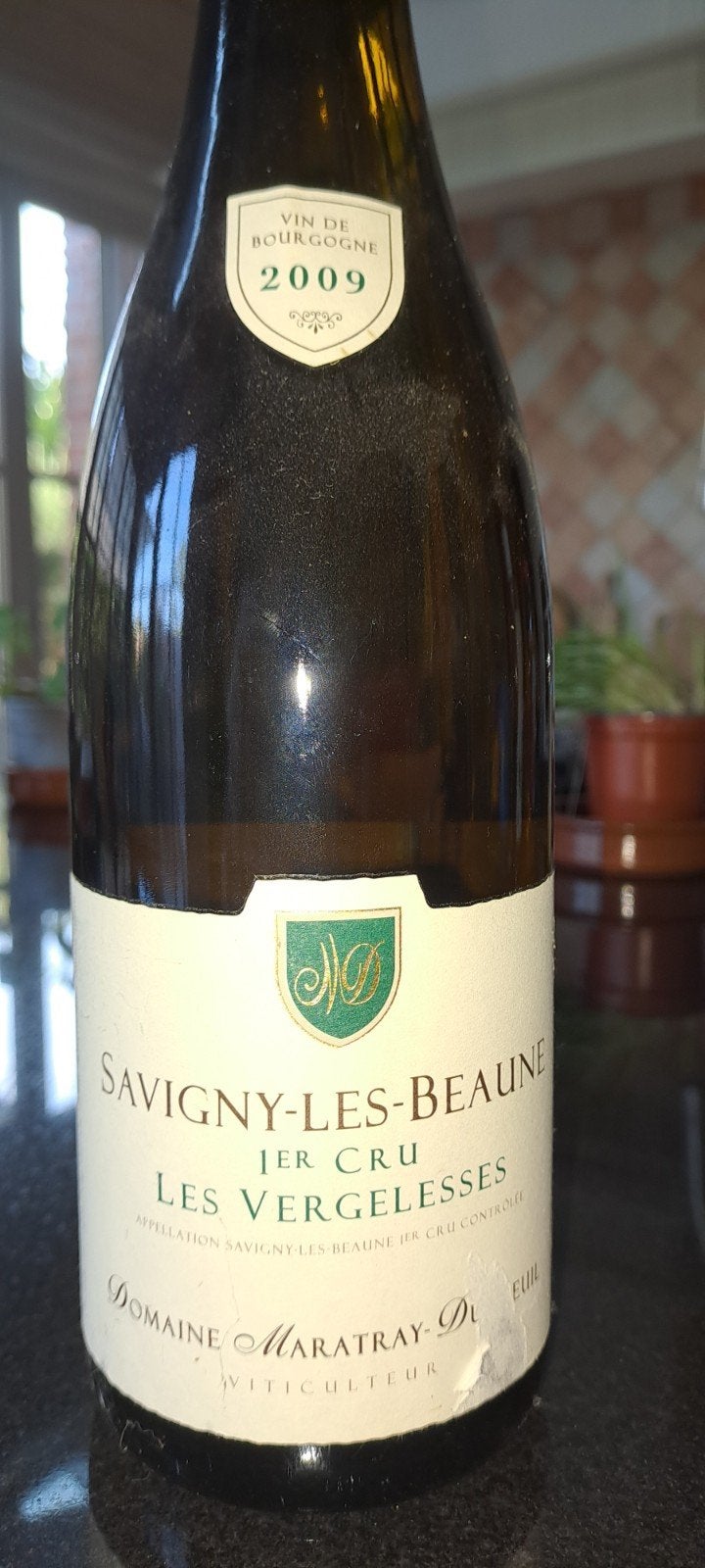 savigny-les-beaune 1er cru 2009, Ophalen