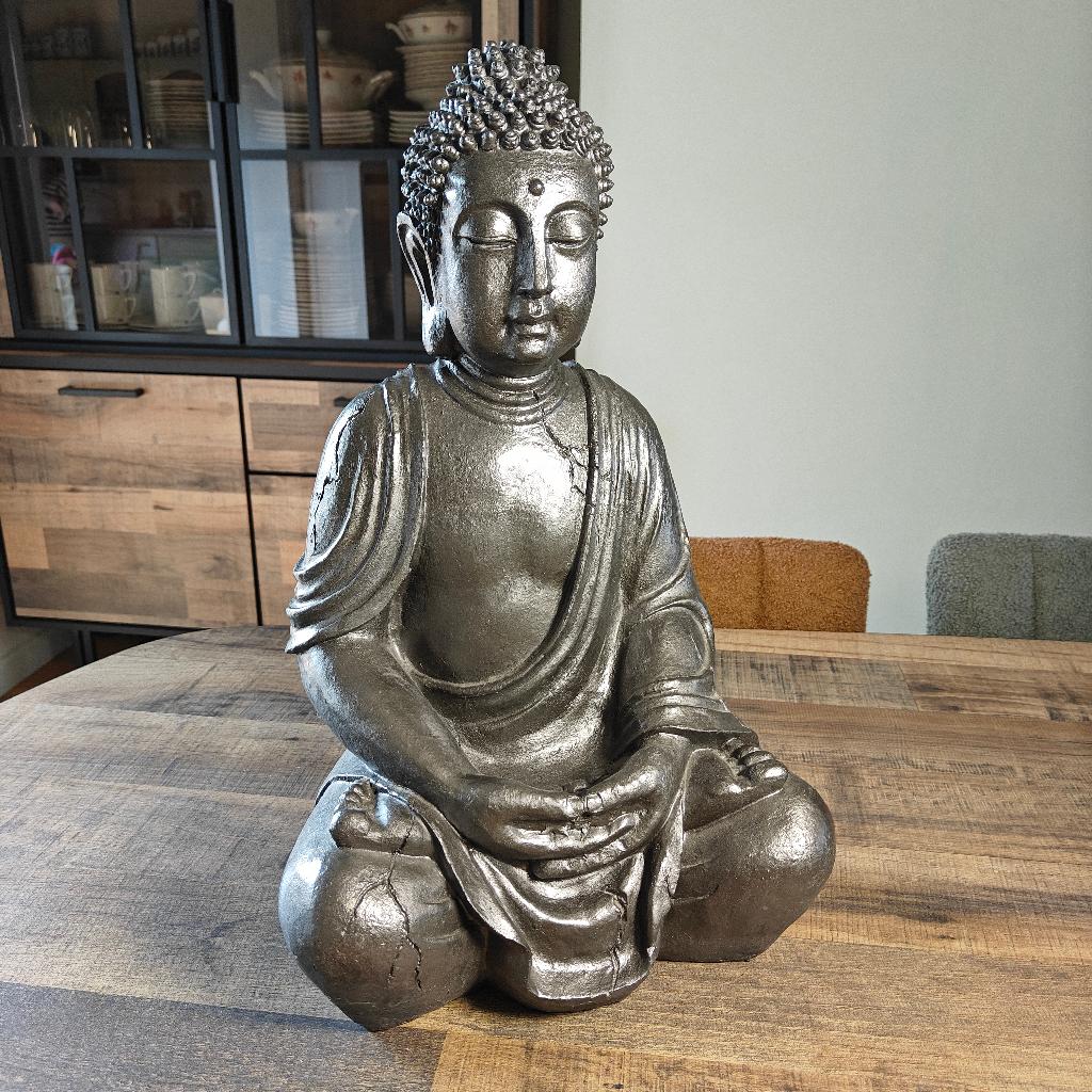 Statue de Bouddha en position de méditation 51 cm, Enlèvement, Comme neuf