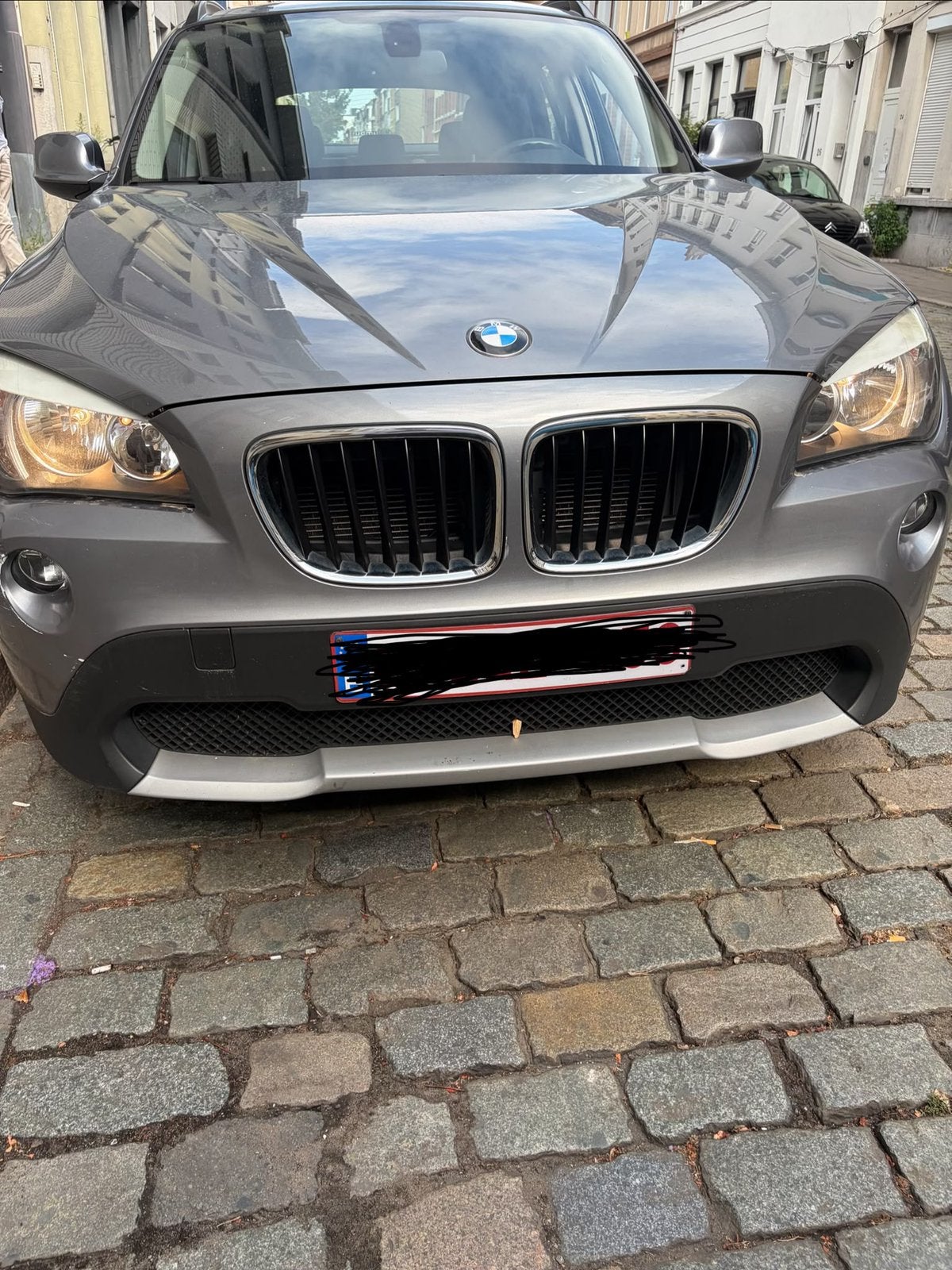 Bmw x1 2l automaat, Autos, BMW, Entreprise, Noir, 5 portes, Diesel