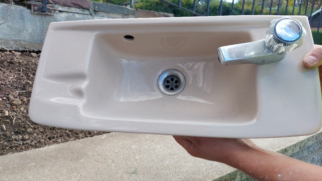 Lavabo de toilette avec robinet, Bricolage & Construction, Enlèvement, Robinet
