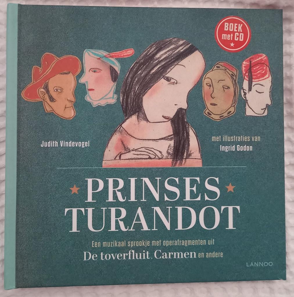 Prinses Turandot boek + cd, Boeken, Ophalen of Verzenden, Nieuw, Judith Vindevogel; Ingrid Godon