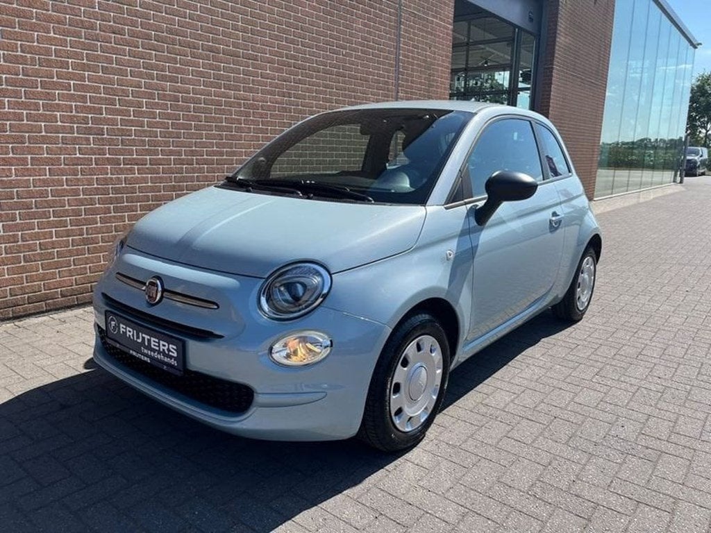 Fiat 500 1.0 Hybrid 70 pk, Auto's, Fiat, 4 zetels, Blauw, Grijs, Hybride Elektrisch/Benzine