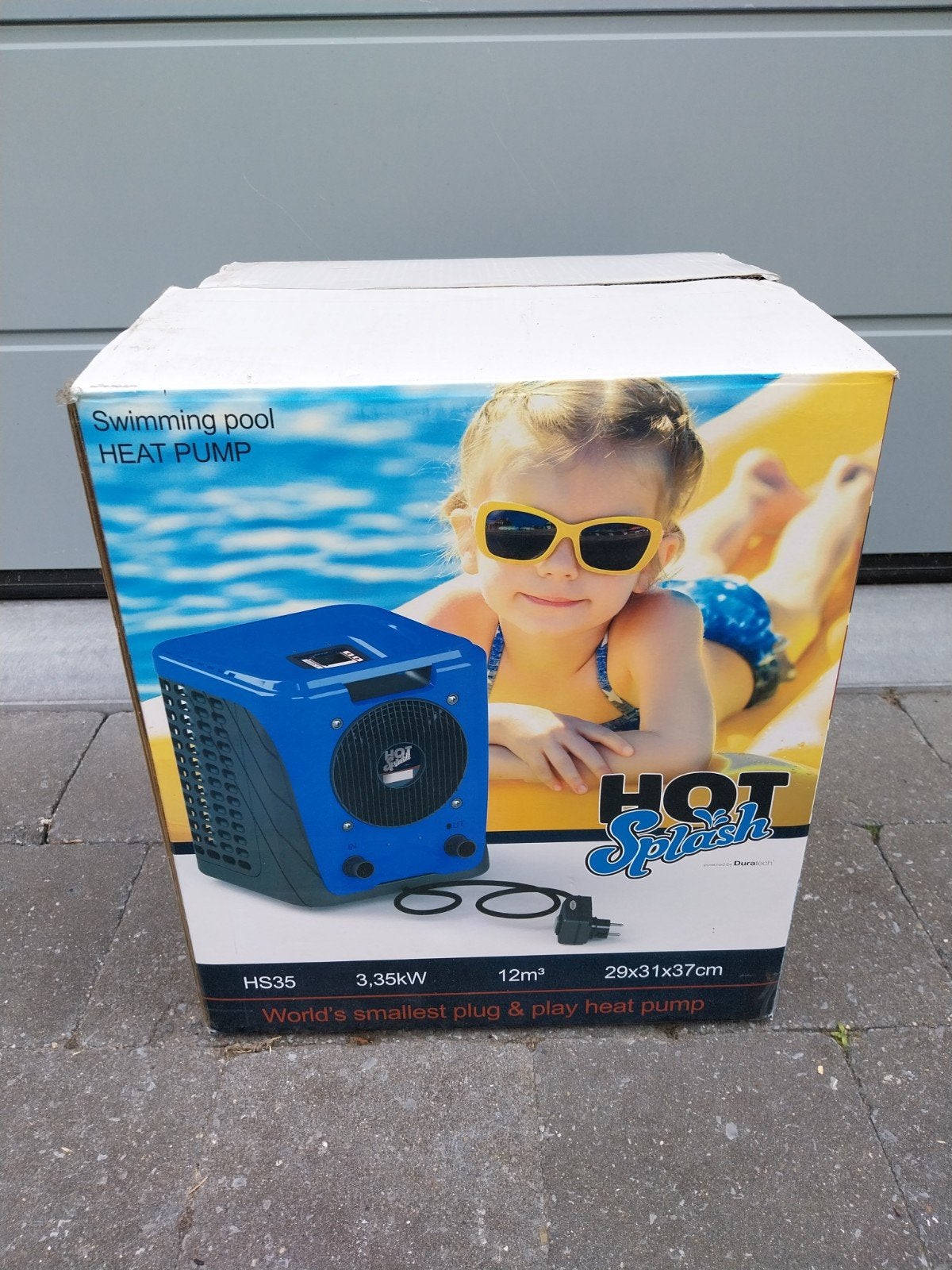 Hot splash warmtepomp, Tuin en Terras, Ophalen, Gebruikt