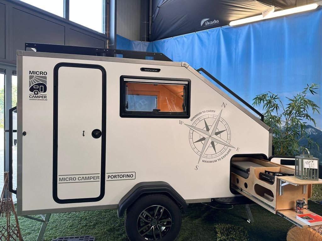 Micro Camper Portofino - mini caravan teardrop 750kg, Entreprise, Jusqu'à 4 m, 500 - 750 kg, Autre