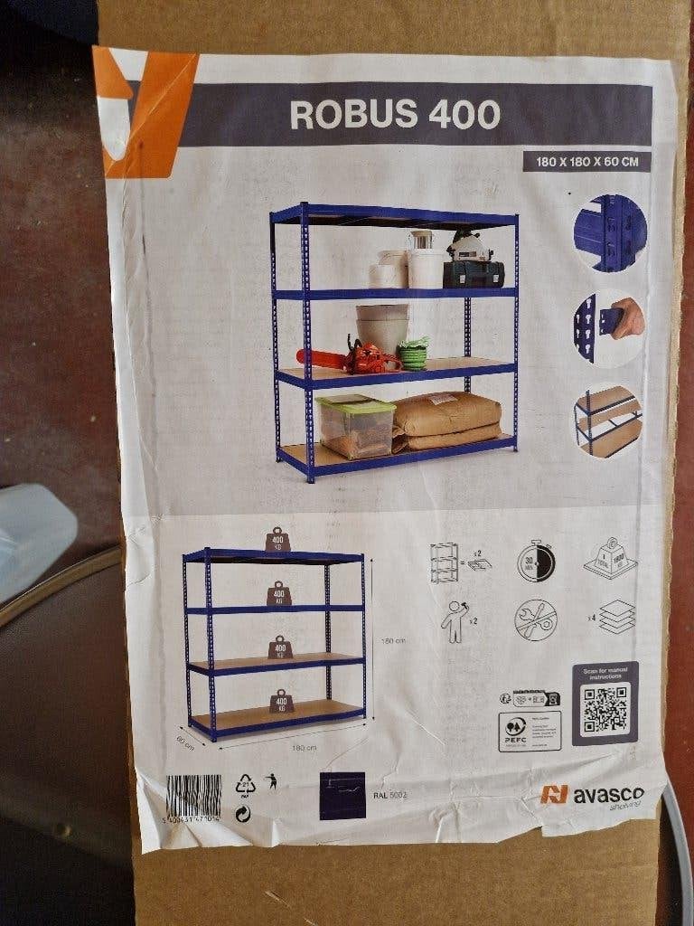 ETAGERE ROBUS, Neuf, Enlèvement ou Envoi, Démontable, Étagère