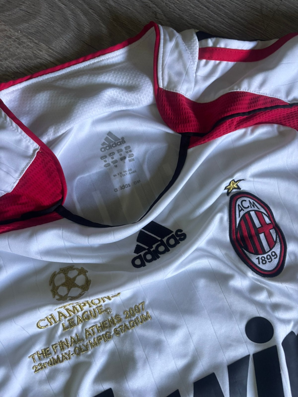 Retro voetbalshirt ac milan, Ophalen of Verzenden, Nieuw
