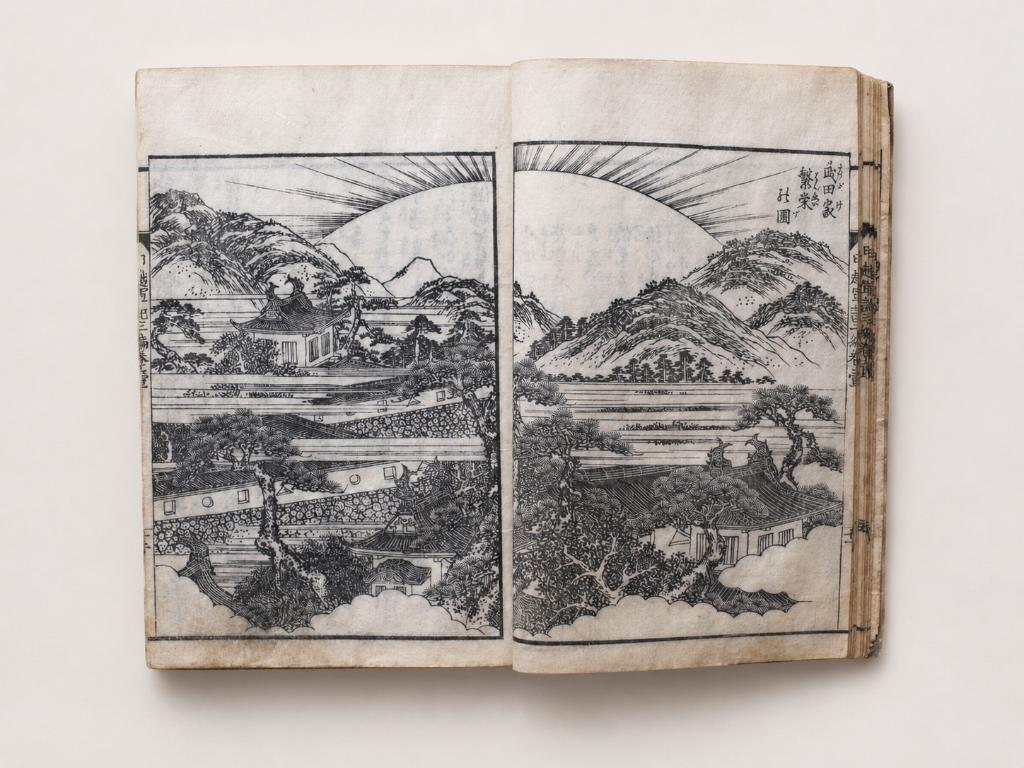 (1810—1845) Livre japonais ancien—Ehon Kōetsu Gunki partie 1, Envoi, Hayami Shungyōsai