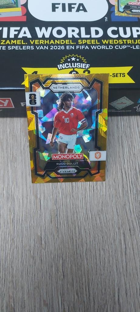 Monopoly world cup prizm, Ophalen of Verzenden, Zo goed als nieuw, Spelerskaart