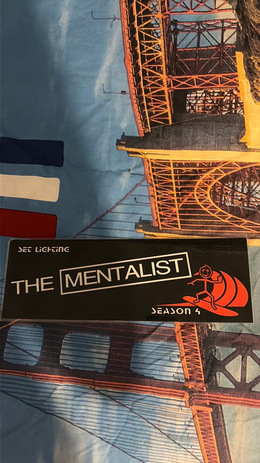 The Mentalist Season 4 Crew Pass – Set Lighting Department, Ophalen, Zo goed als nieuw, Tv