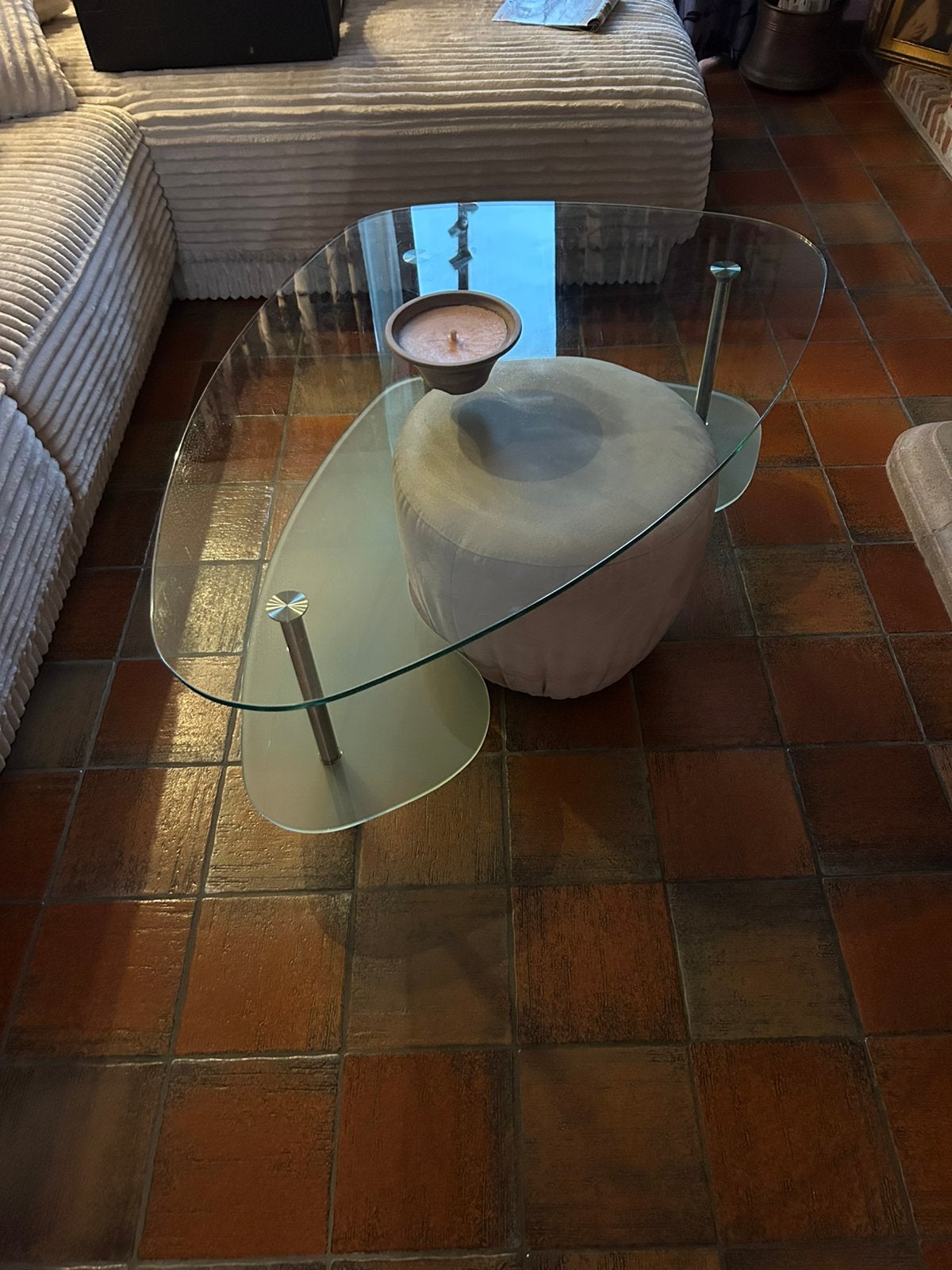 table basse, Enlèvement, Utilisé, Beige