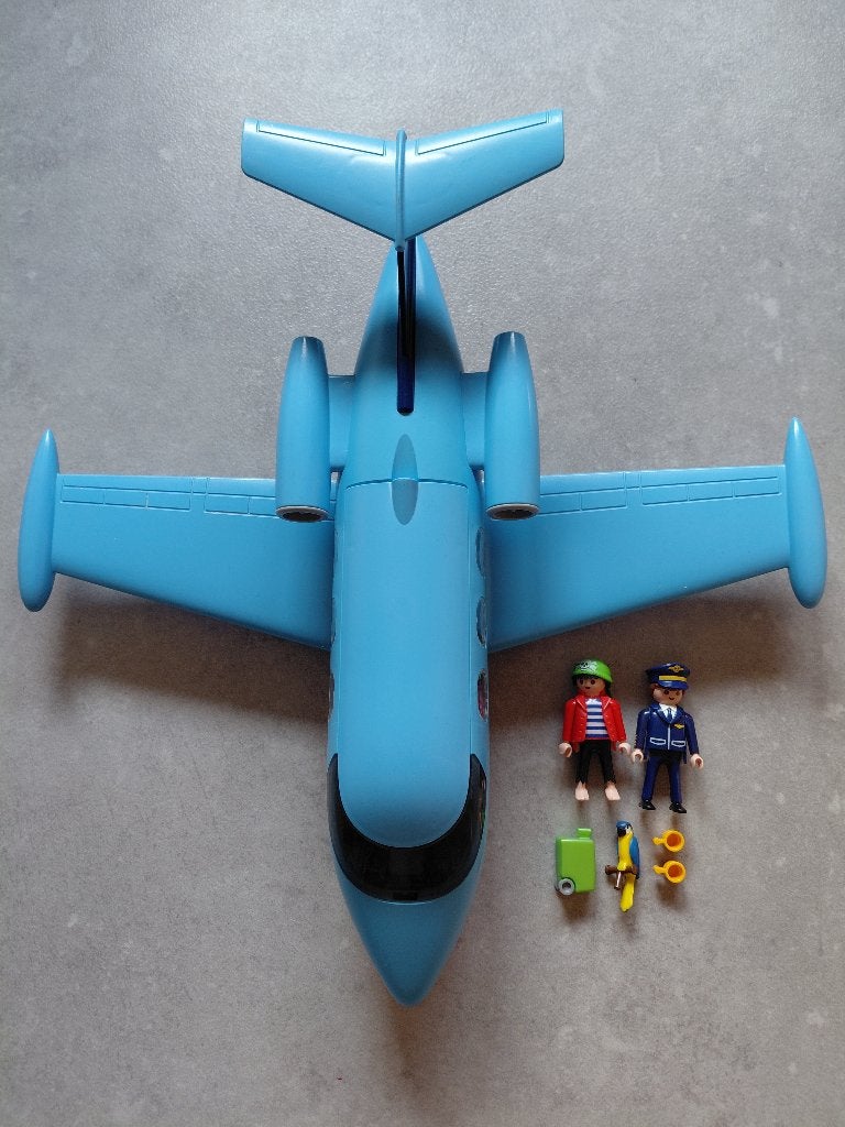 Playmobil Family Fun - vliegtuig, Kinderen en Baby's, Speelgoed | Playmobil, Ophalen, Gebruikt, Complete set, Voertuig