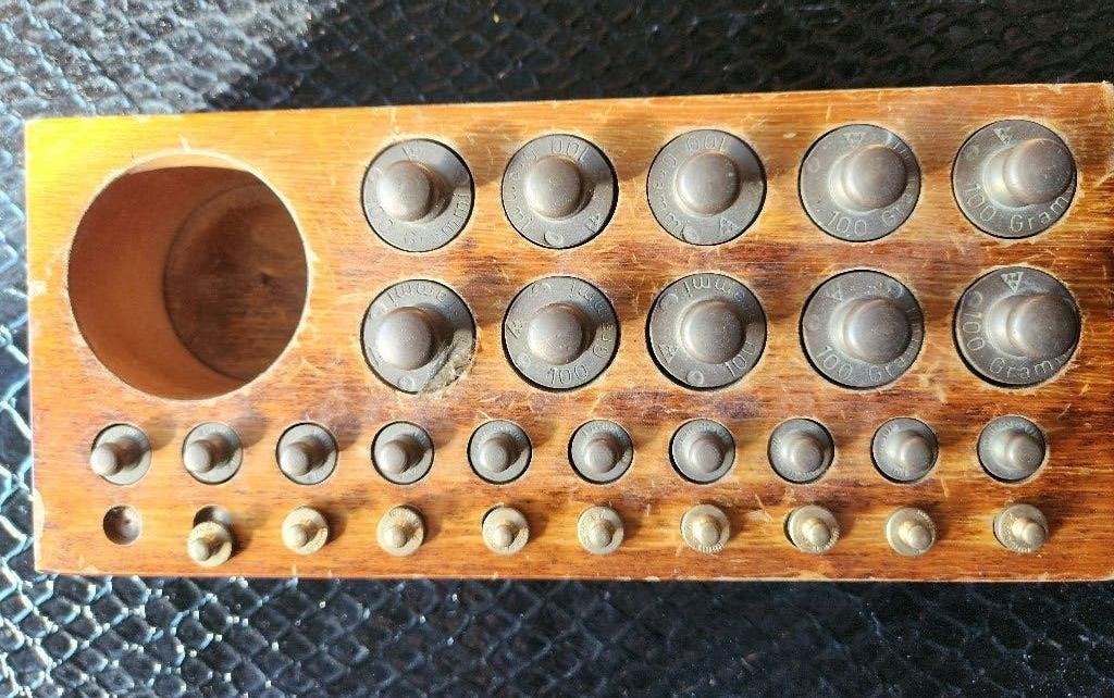 Messing gewichten, Antiek en Kunst, Antiek | Gereedschap en Instrumenten, Ophalen of Verzenden