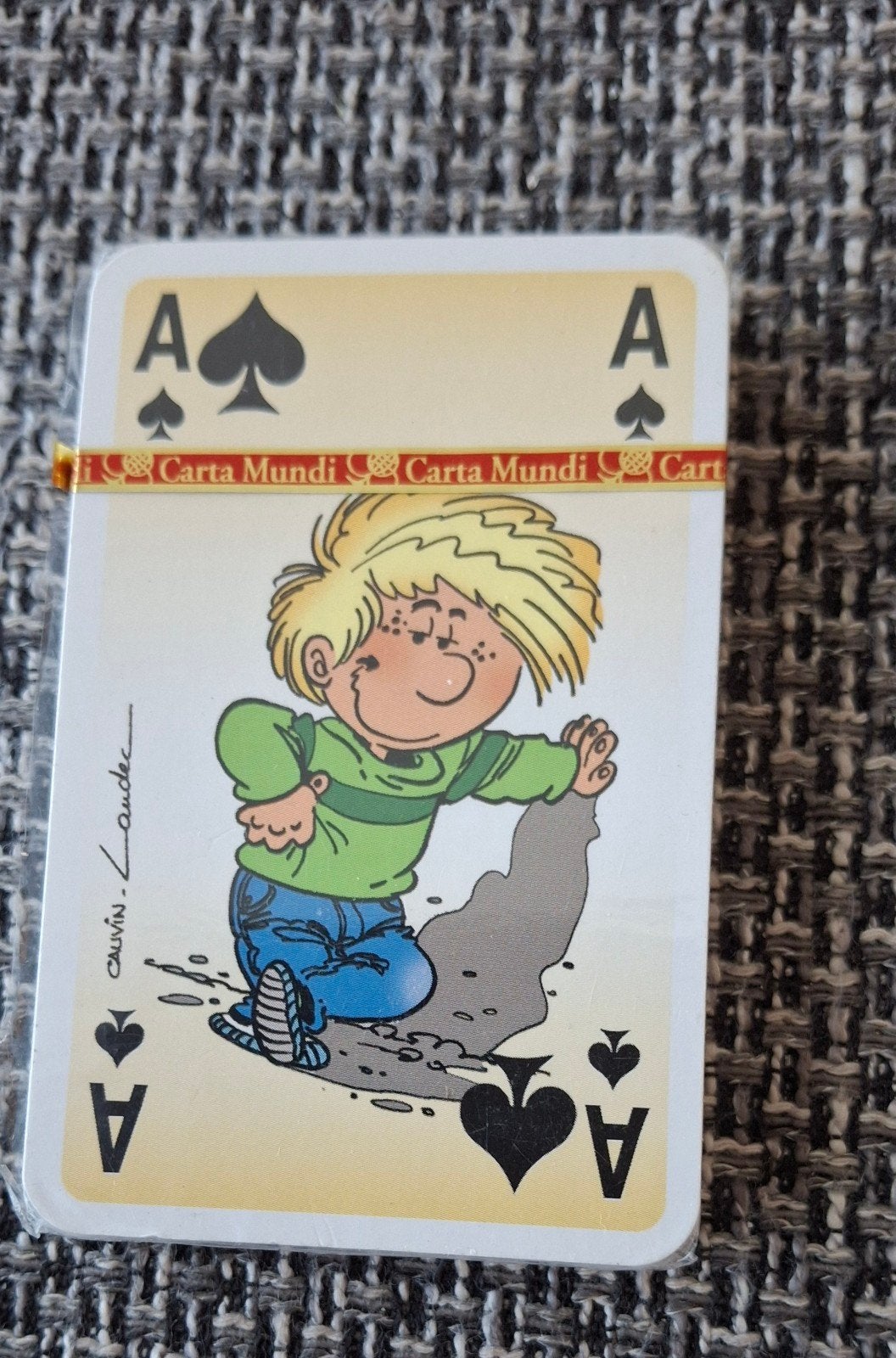 Speelkaarten belote 32 kaarten strip Cédric stripfiguur, Ophalen of Verzenden, Nieuw, Speelkaart(en)