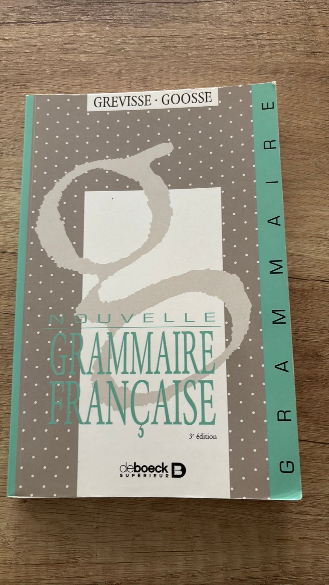 Goosse - Nouvelle Grammaire Francaise, Livres, Enlèvement, Français, Goosse