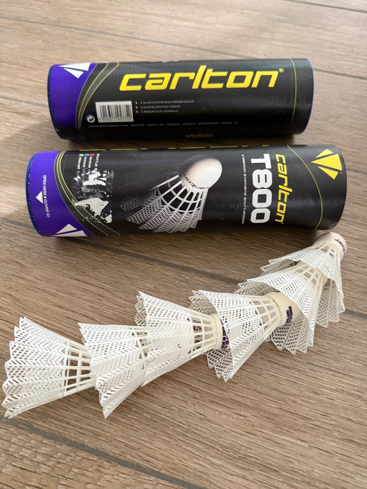 12 x Volant badminton carlton, Sports & Fitness, Badminton, Enlèvement, Comme neuf