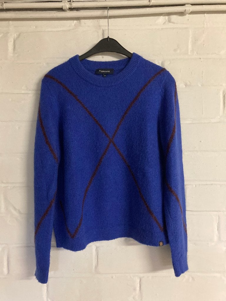 Blauwe trui, Terre Bleue, maat 38 (prima staat), Kleding | Dames, Maat 38/40 (M), Ophalen of Verzenden, Zo goed als nieuw, Terre Bleue