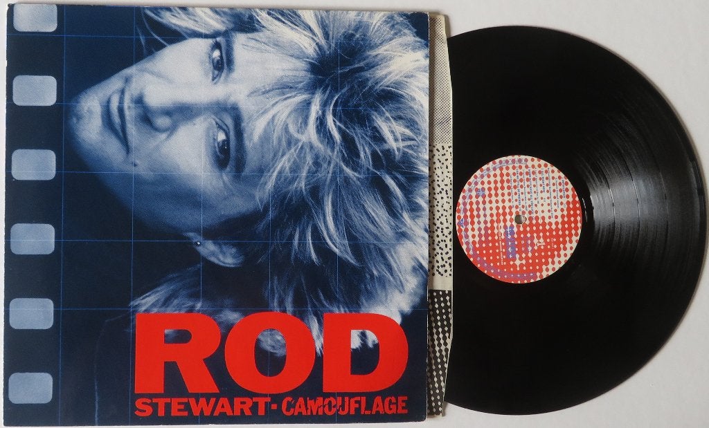 Rod Stewart - Camouflage. Lp, Beschermende buitenhoes, LP, Gebruikt, Ophalen of Verzenden