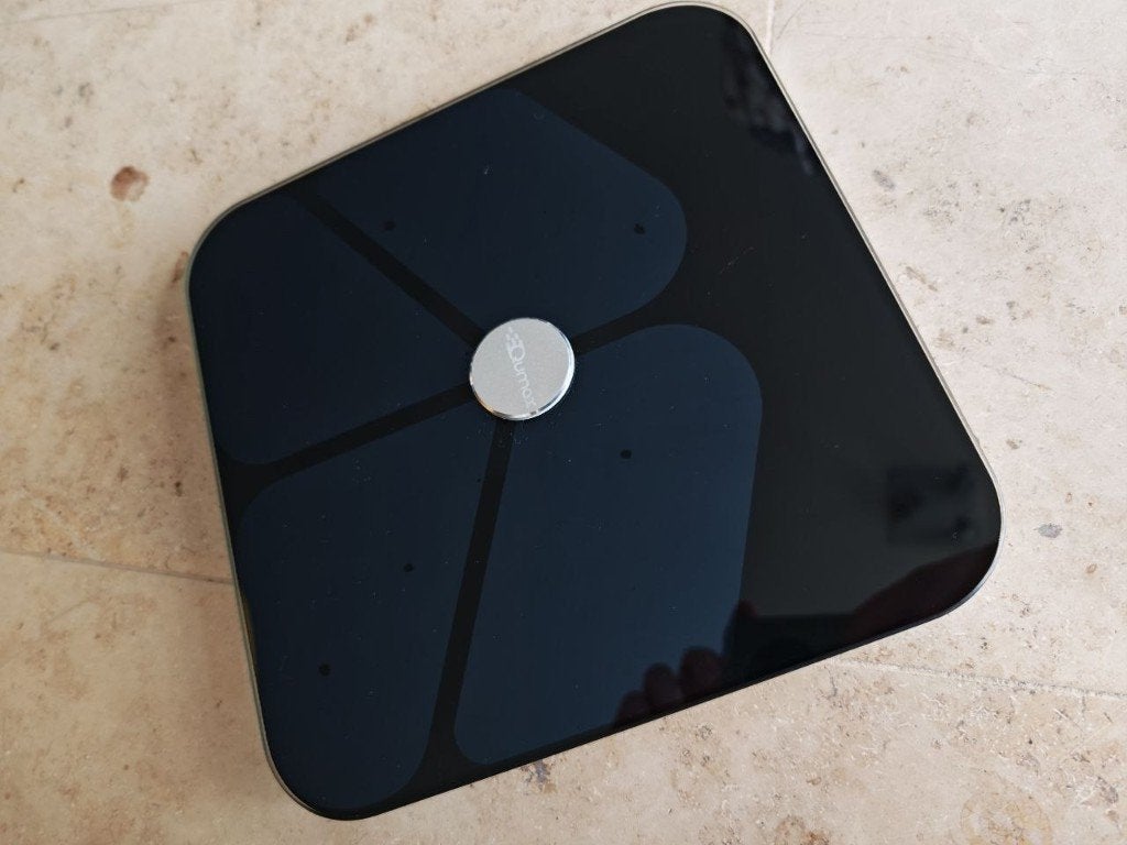 Qumax slimme personenweegschaal, Ophalen, Gebruikt, 100 kg of meer, Digitaal