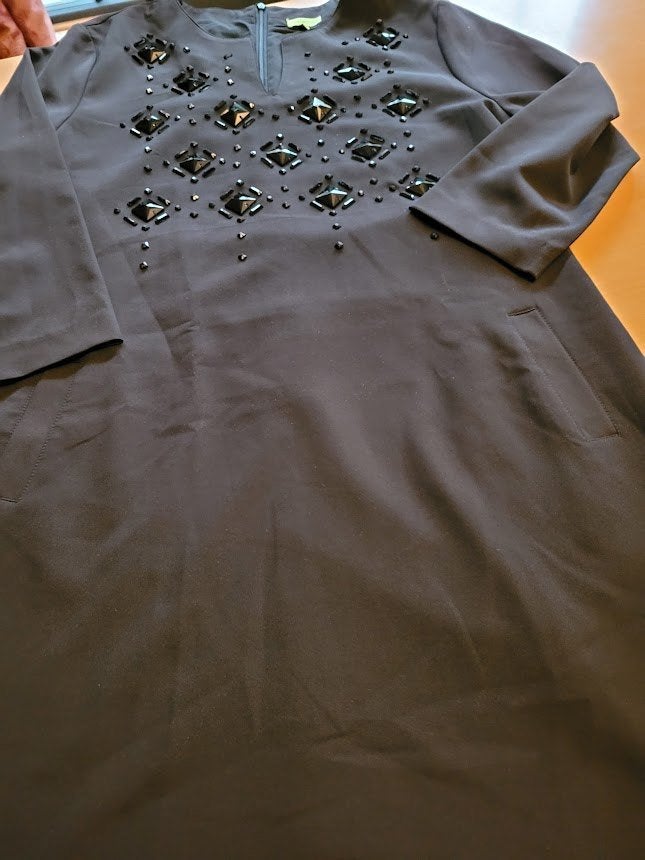 feestkleed zwart, Kleding | Dames, Zwart, Maat 46/48 (XL) of groter, Ophalen of Verzenden, Zo goed als nieuw