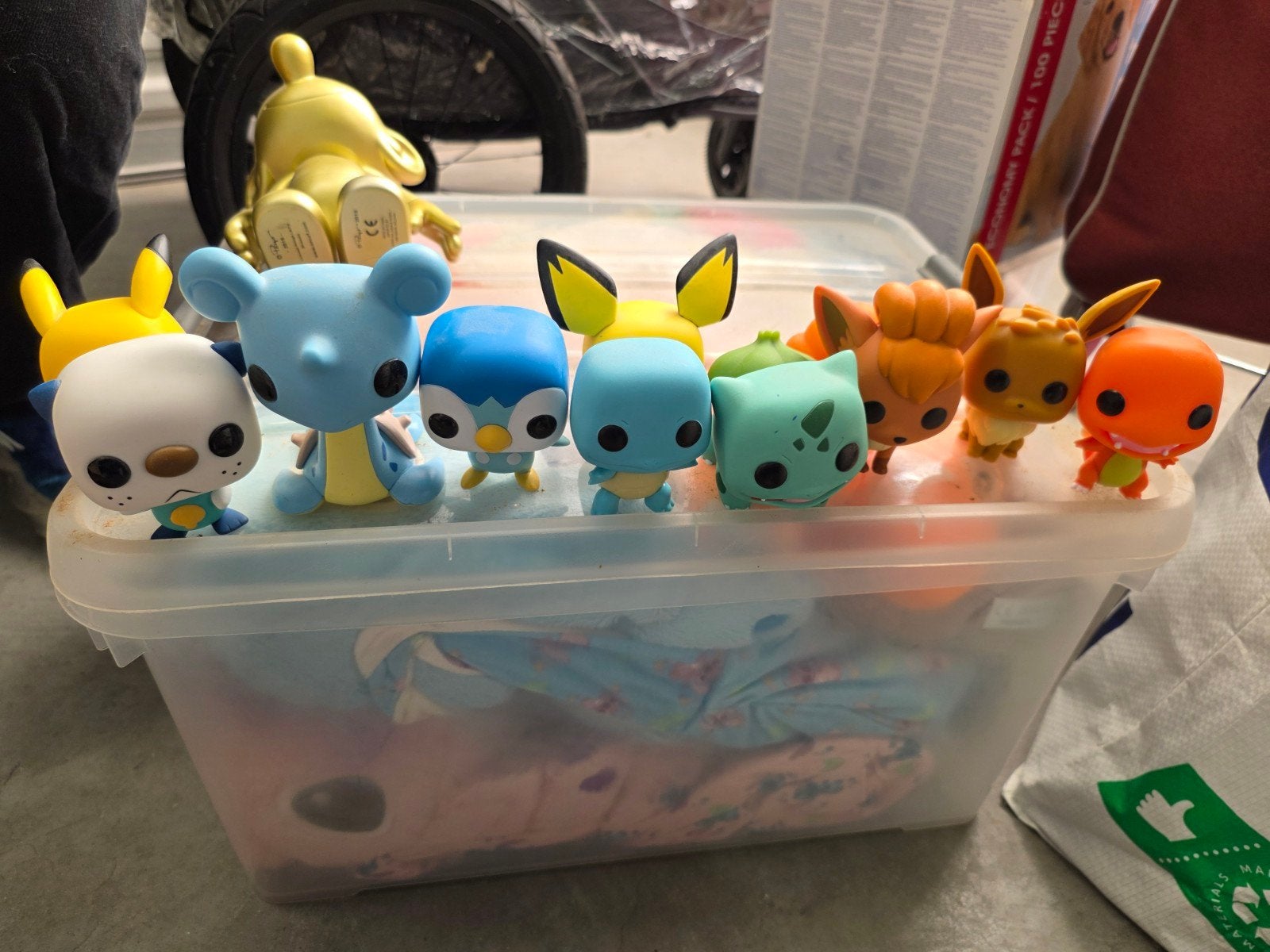 funko pop Pokémon, Ophalen