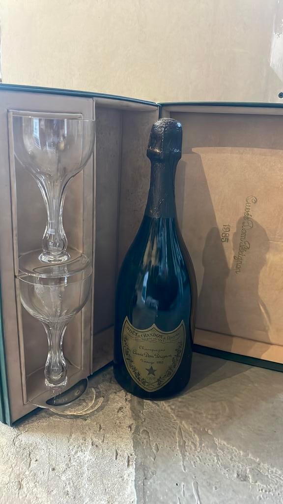 Champagne Dom Pérignon wijnjaar 1985, Ophalen of Verzenden, Zo goed als nieuw, Champagne
