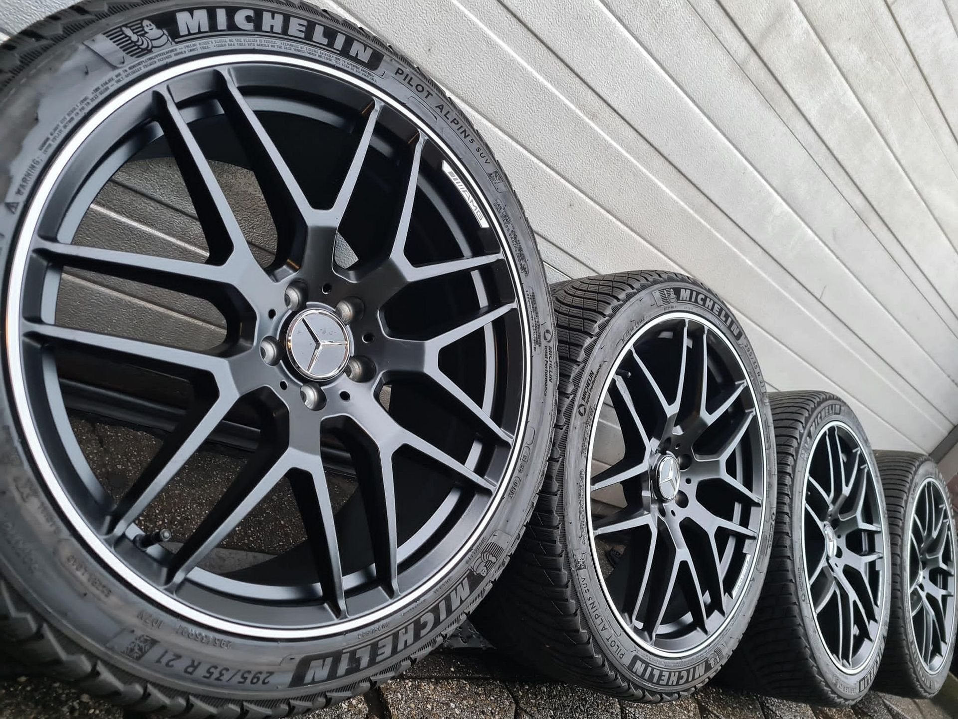21 inch AMG Mercedes GLE ML W164 W166 63S 53 R klasse velgen, 295 mm, -, -, Banden en Velgen