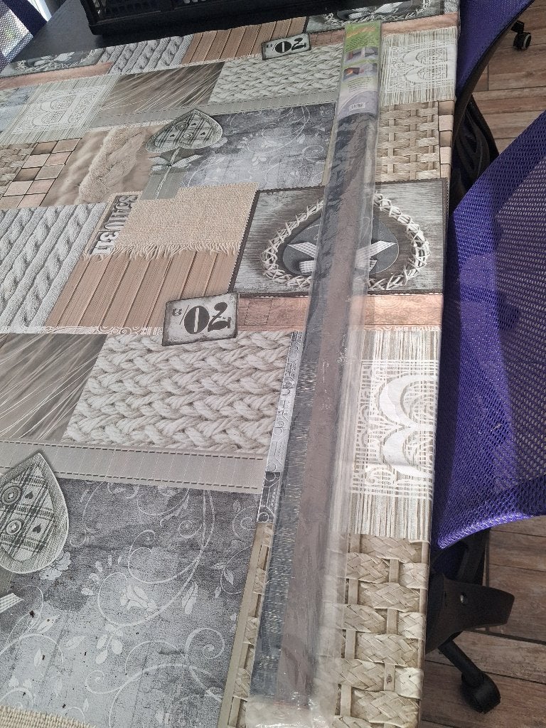 Bas de porte adhésif en aluminium avec brosse rétractable, Bricolage & Construction, Enlèvement, Neuf, Aluminium