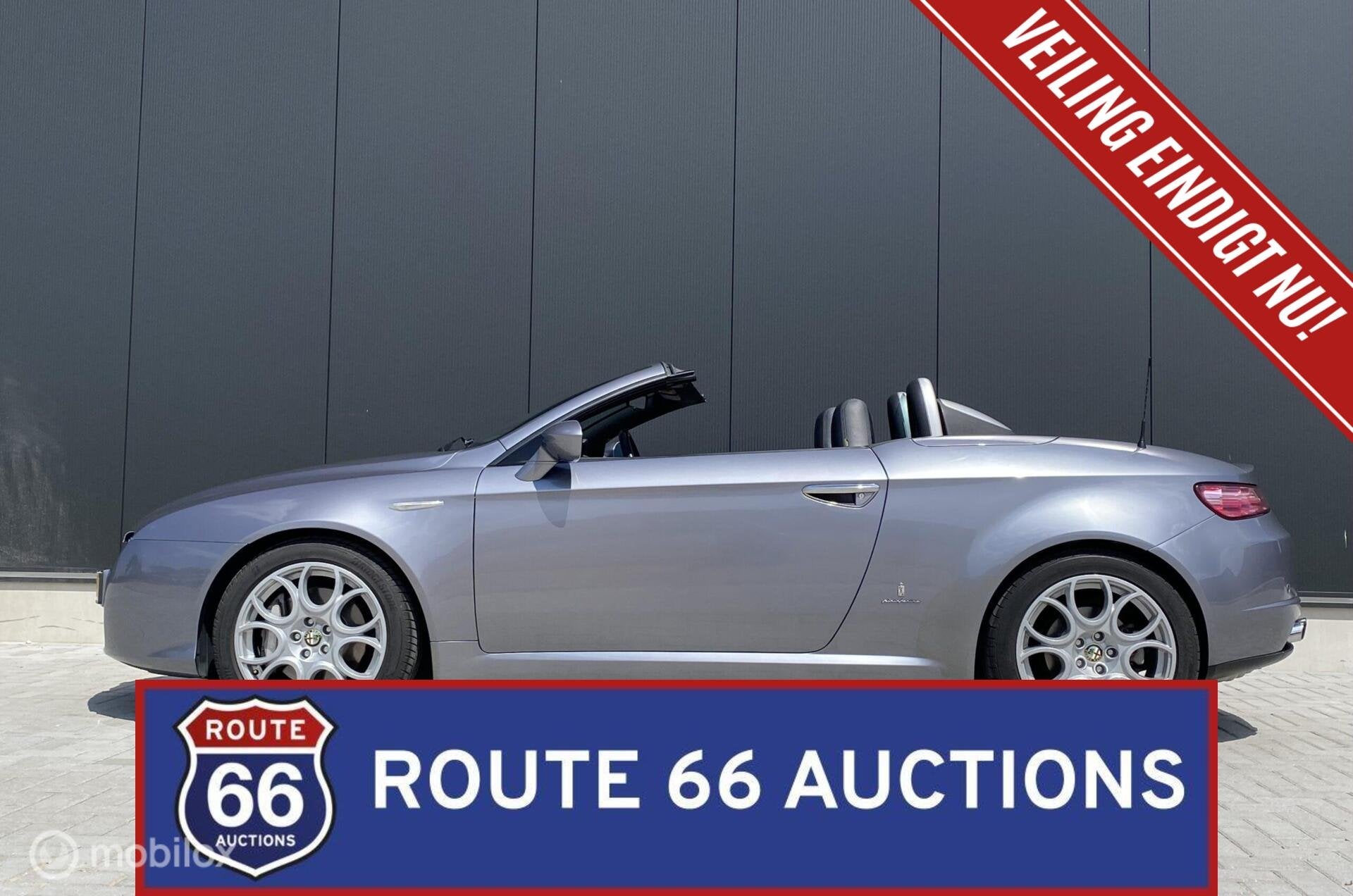 Alfa Romeo Spider 939 V6 Q4 | 2006 | Route 66 Auctions, Gebruikt, Spider, Zwart, Bedrijf