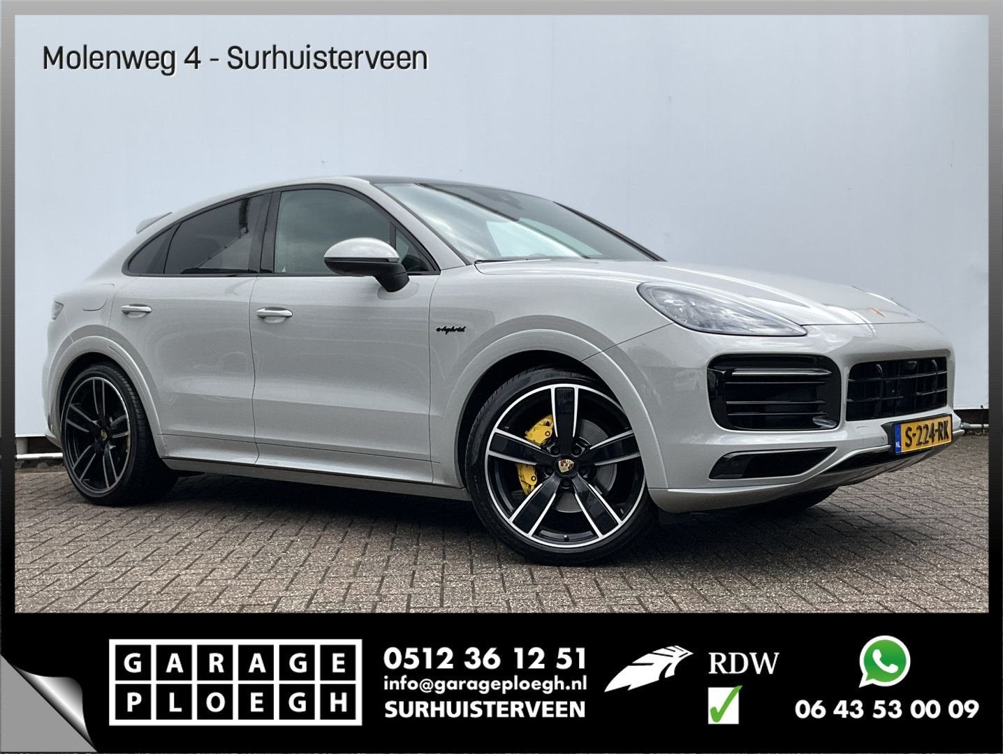 Porsche Cayenne Coupé 3.0 E-Hybrid Platinum Edition Pano Bos, Auto's, Porsche, Bedrijf, Cayenne, 4x4, ABS, Adaptieve lichten, Adaptive Cruise Control