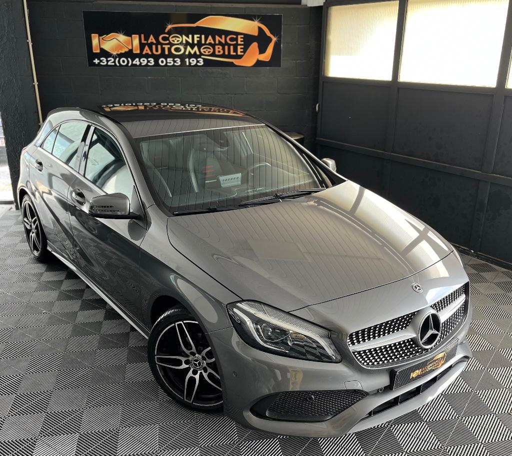 Mercedes-Benz A180d B.Auto Pack AMG 1st Prop. 1 jaar garanti, Auto's, Mercedes-Benz, Adaptive Cruise Control, 4 cilinders, Bruin
