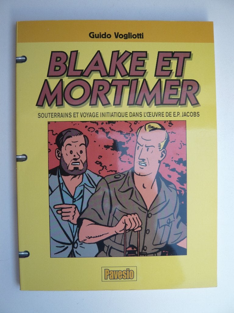 Souterrains et voyage initiatique dans l'œuvre de E.P.Jacobs, Eén stripboek, Ophalen of Verzenden, Zo goed als nieuw, JACOBS / VOGLIOTTI