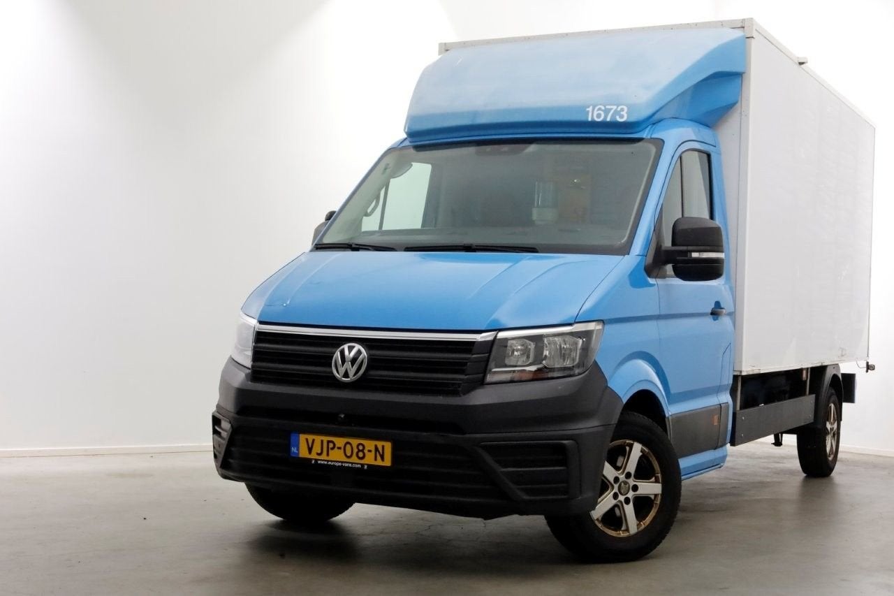 Volkswagen Crafter 35 2.0 TDI E6 Bakwagen met achterdeuren 2, Auto's, ABS, Blauw, Bedrijf, 277 g/km