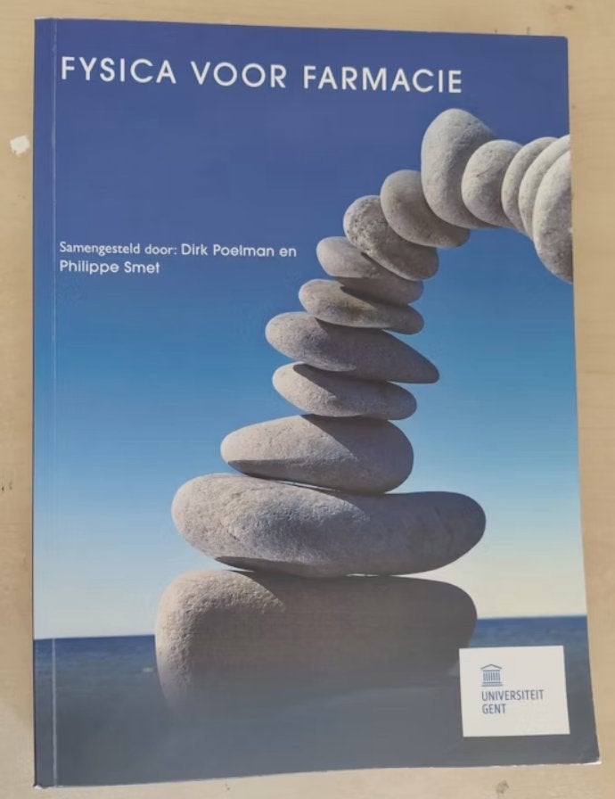 Fysica voor farmacie, Boeken, Nieuw, Ophalen of Verzenden, Dirk Poelman en Philippe Smet, Natuurwetenschap