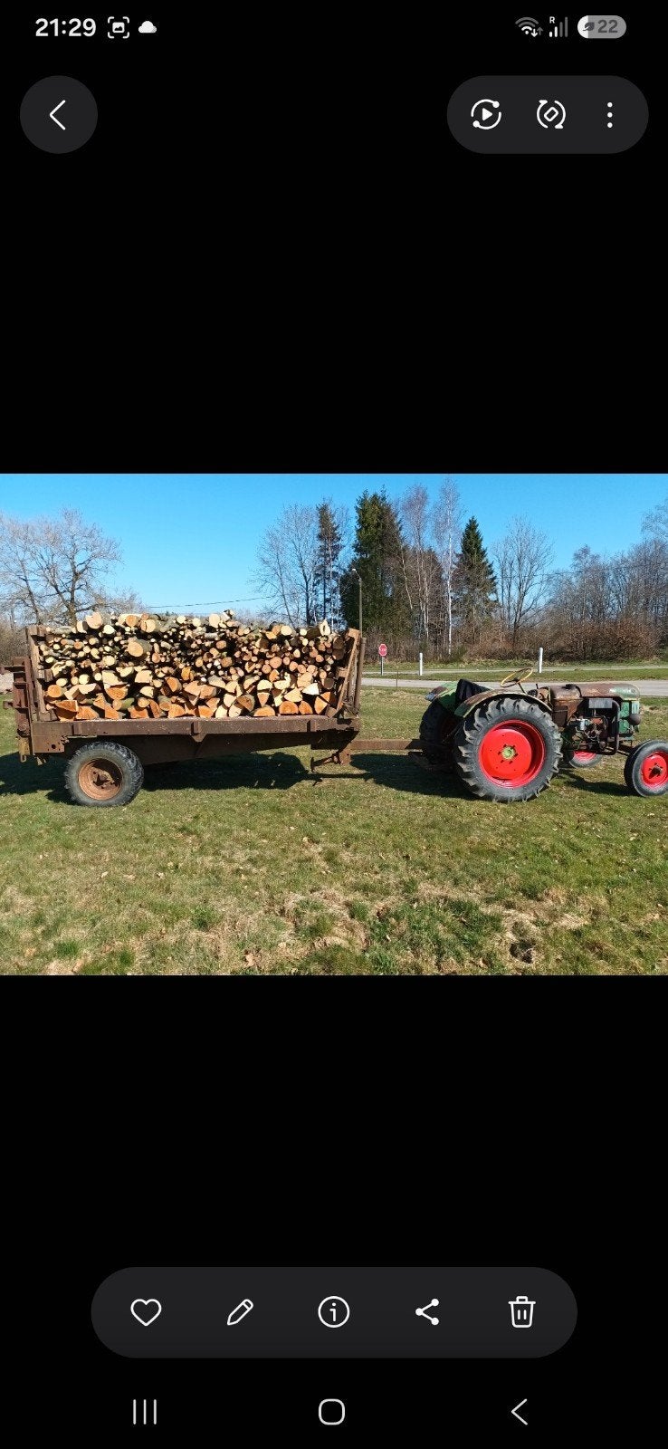 tracteur deutz, Ophalen