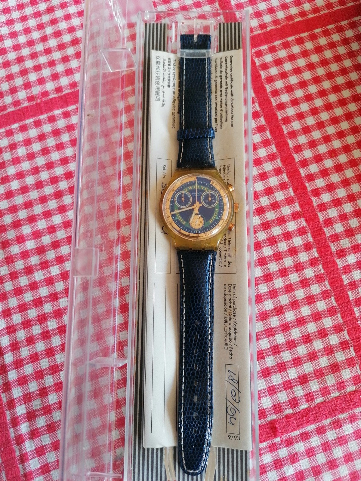 Swatch horloge uit 1994., Bijoux, Sacs & Beauté, Enlèvement ou Envoi, Swatch