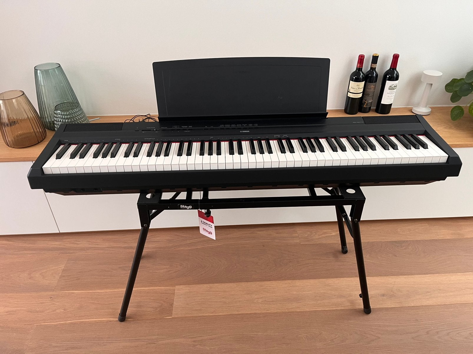Piano diigtaal Yamaha P115, Ophalen, Zwart, Digitaal, Zo goed als nieuw