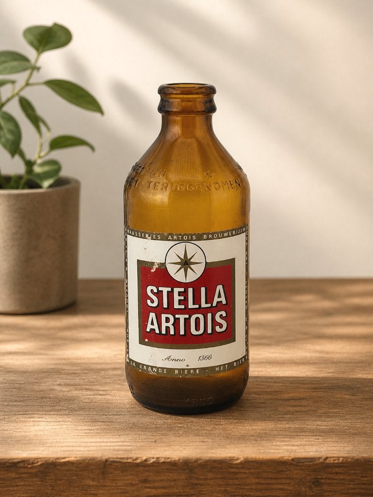 Stella Artois vintage bierflesje jaren ’70, Verzamelen, Biermerken, Ophalen of Verzenden, Flesje(s), Stella Artois