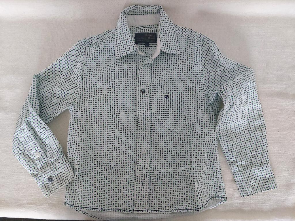 Terre Bleue gekleed hemdje, maat 116, Ophalen, Zo goed als nieuw, Shirt of Longsleeve, Jongen