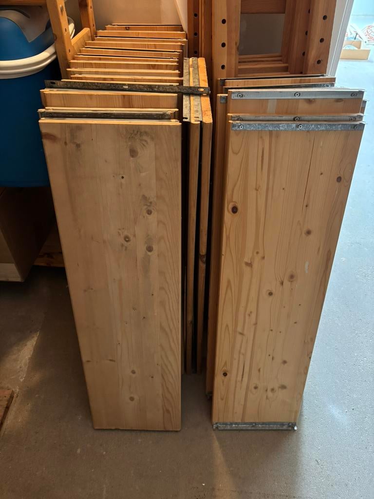 Houten rekken, Ophalen, Gebruikt
