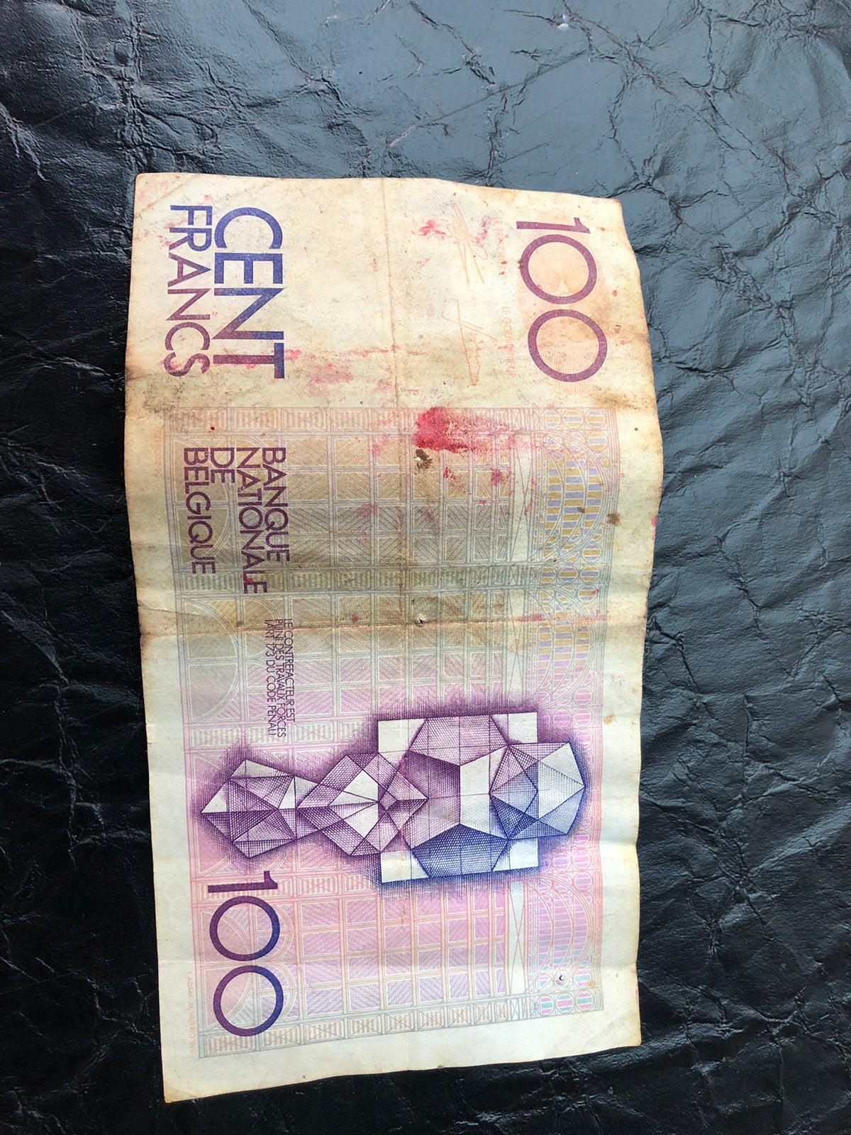 Briefje vzn 100 frank, Timbres & Monnaies, Enlèvement ou Envoi