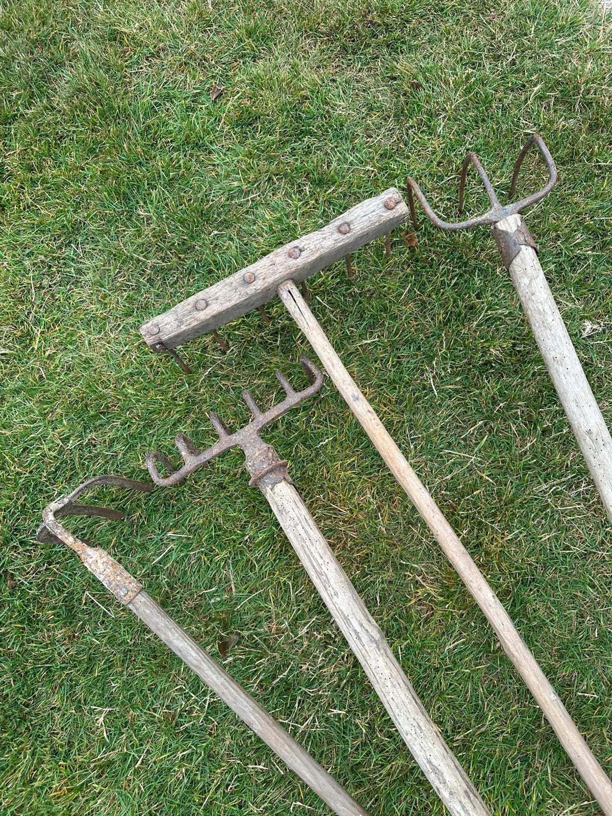 6 outils de jardin anciens et très fonctionnels, Jardin & Terrasse, Enlèvement, Utilisé