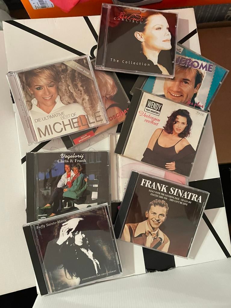 27 cd’s (country, soul, Wendy Van Wanten, Frank Sinatra,…), CD & DVD, CD | Compilations, Enlèvement, Utilisé, Country et Western