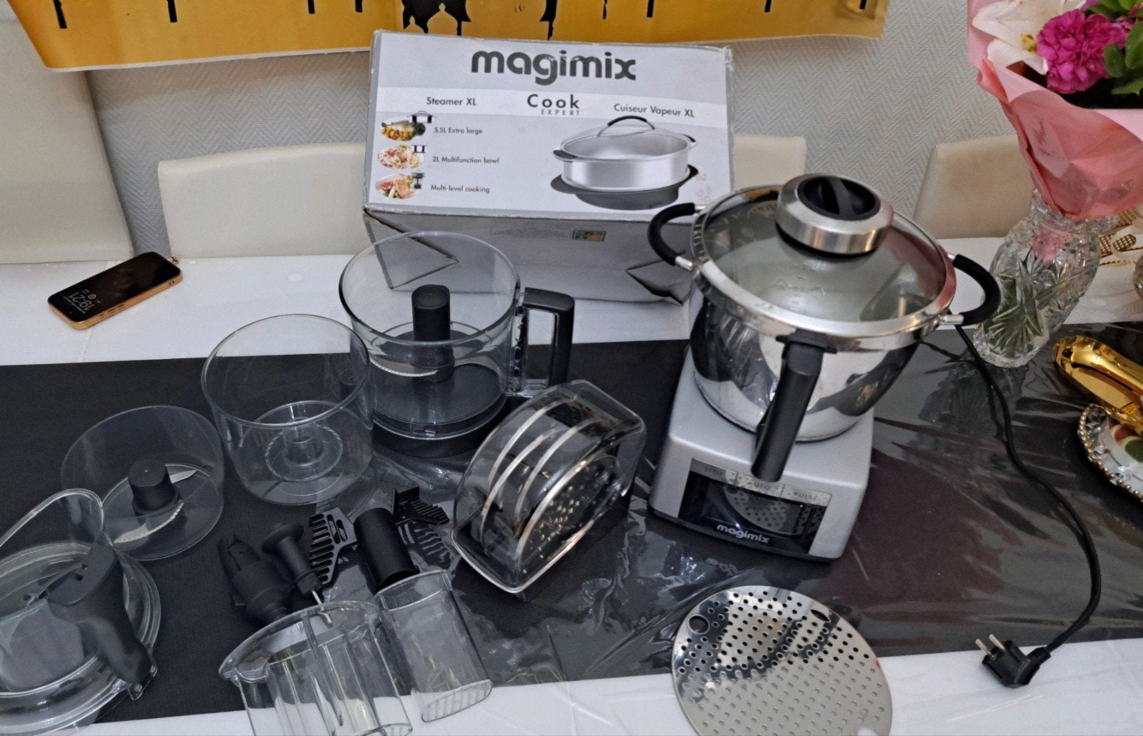 magimix cook expert robot cuiseur hachoir viande complet, Enlèvement ou Envoi, Utilisé